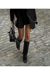 Mi Luz Tozluk Detaylı Topuklu Kadın Çizme