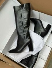 Mi Luz Kalın Topuklu Cilt Çizme