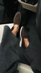 Mi Luz Lora Pia Hakiki Deri Loafer Ayakkabı