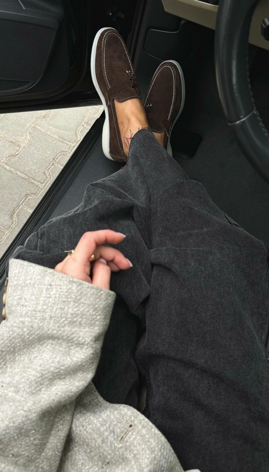 Mi Luz Lora Pia Hakiki Deri Loafer Ayakkabı