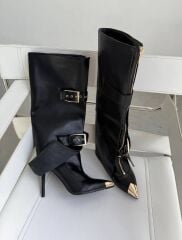 Mi Luz Aksesuar Detaylı Tozluklu Çizme Taba